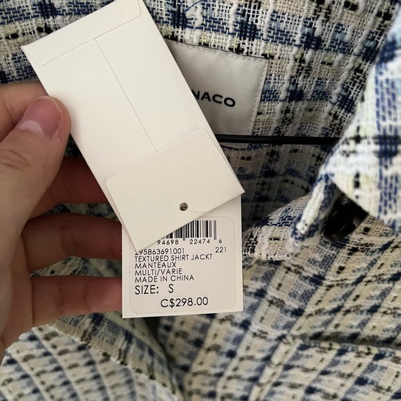 Club monaco shirt jacket,NWT - Picture 3 of 3